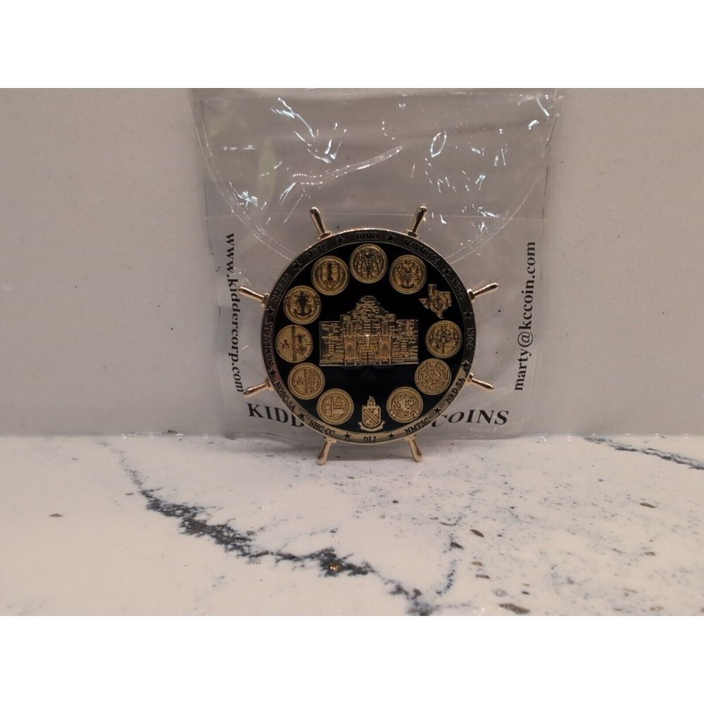 US Navy Challenge Coin 238th Anniversary Ball Ships Wheel - Picture 11 of 11